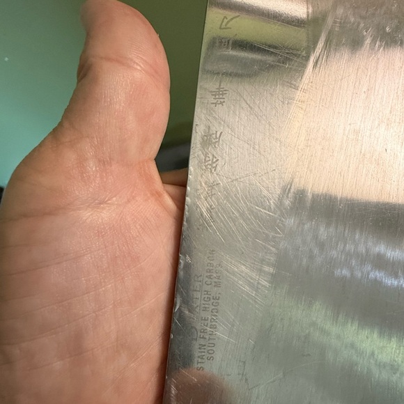 Dexter Southbridge Vintage Chinese Càidāo Chefs Knife Cleaver 8" - Picture 7 of 7